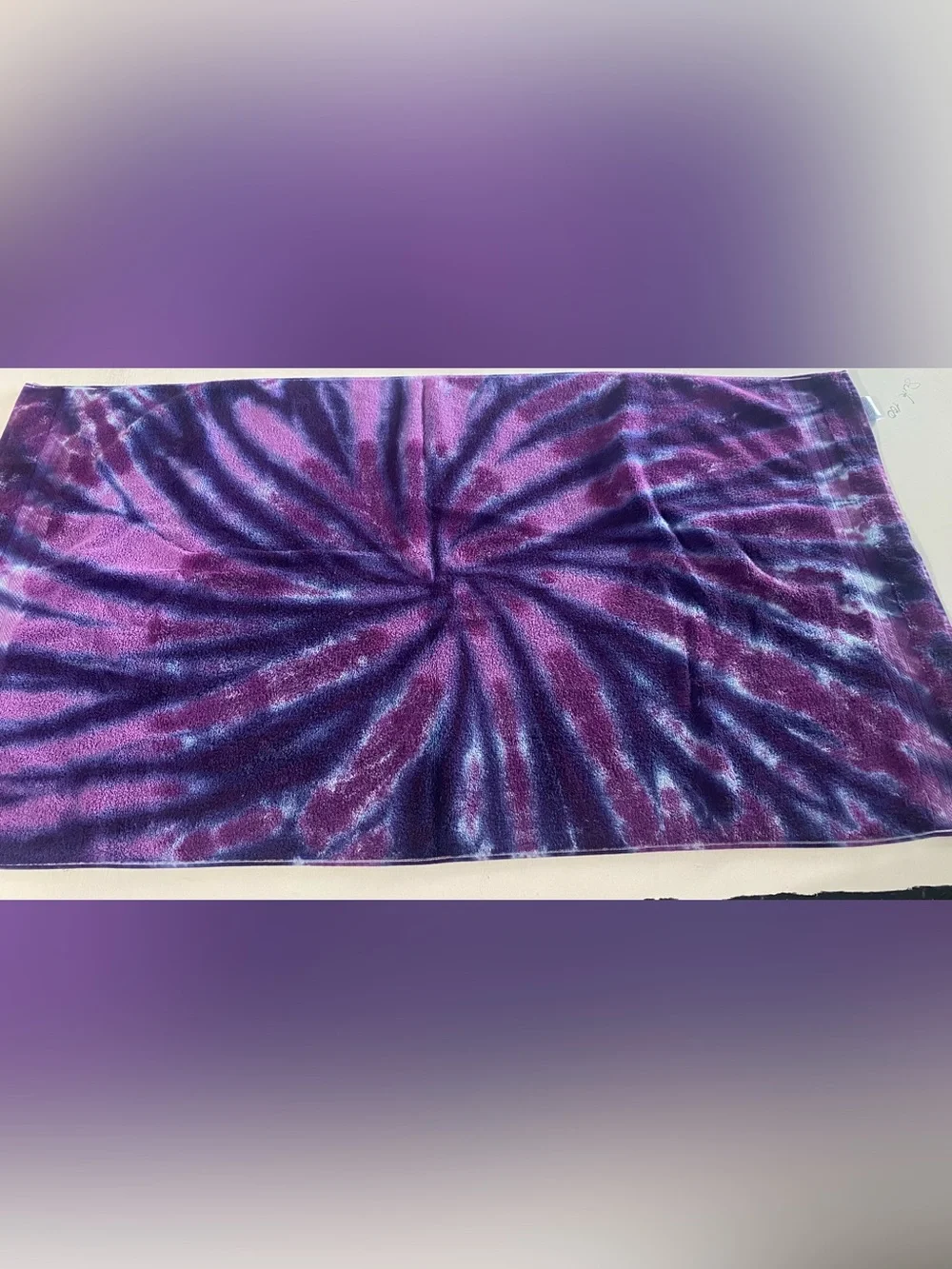 Vibrant hand made Tie-Dye Throw towels - Multicolor 100% cotton.